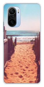 Coque en silicone imprimée compatible Xiaomi Mi 11i Chemin de plage - Photo 1 sur 3