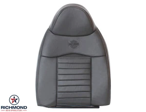 2000 Ford F-150 Harley-Davidson -Driver Side Lean Back Leather Seat Cover Black - Picture 1 of 12