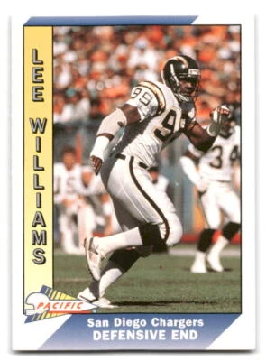 Lee Williams 1991 Pacific FOOTBALL #455 San Diego Chargers - Image 1 of 2