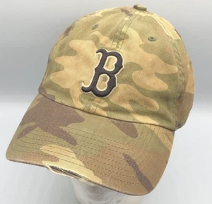 Boston Red Sox B Logo Camuflaje Franquicia Sombrero 100% Algodón Gemelos Camuflaje Gorra Mediana - Imagen 1 de 13