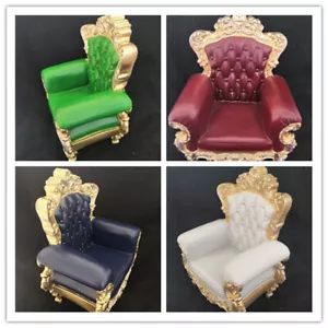 Sofá estilo europeo 1/6 sillón individual modelo muebles para figura de acción de juguete de 12" - Imagen 1 de 26