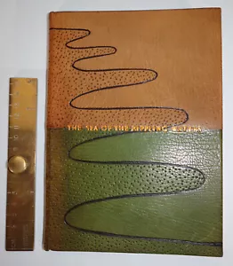 1975 Waikare-Moana Sea of Rippling Waters Elsdon Best Unique Leather Binding - Picture 1 of 20
