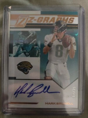 2020 Panini Zenith MARK BRUNELL Z-Graphs Autograph Auto Copper #17/25 Jaguars SP - Image 1 of 3