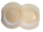 MACBETH EVANS IVORY OR BEIGE TWO 9  inch DINNER  LUNCH PLATES
