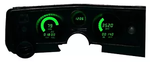 Chevy 1969 Chevelle Digital Dash Panel With Green LED Gauges Made In The USA - Picture 1 of 7