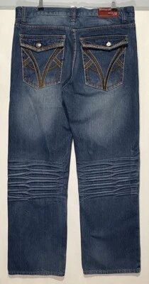 Jeans holgados vintage Y2K chams 38 pierna ancha patinador grunge Cyber Mall gótico urbano Foto 1 de 4
