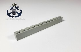 LEGO 1990s Castle Old Light Gray Brick 1 x 12 6112 - Star Wars, Western, Train