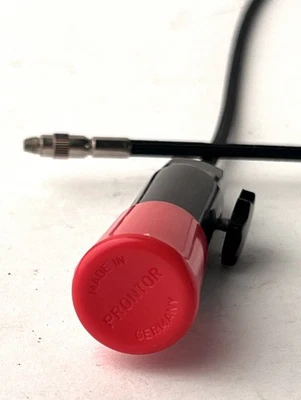 Vintage Prontor Cable Camera Shutter Release Germany 31.5" Red & Black W/lock - Image 1 of 4