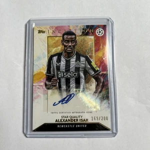 ALEXANDER ISAK /200 AUTO TOPPS INCEPTION UCC 23/24 NEWCASTLE - Picture 1 of 2