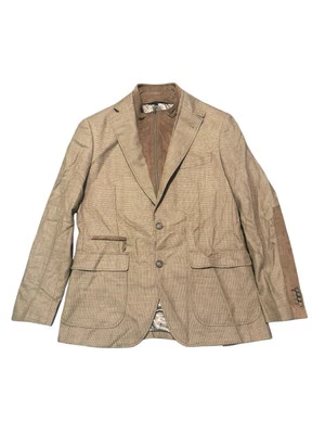 Robert Graham Hombre Descenso Deporte Abrigo Chaqueta Babero Extraíble Talla 40 Marrón Foto 1 de 4