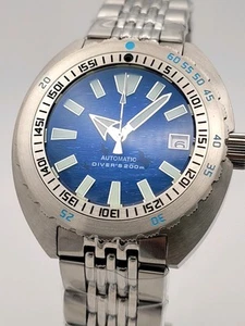 Mens Luxury Divers Watch Seiko TMI NH35 Automatic Movement 200mWR shark hunter - Picture 1 of 15