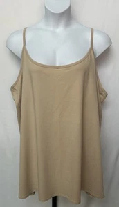 Old Navy women's size 4X beige tank top with adjustable straps. - Picture 1 of 7