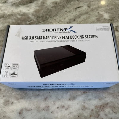 Sabrent EC-DFLT USB 3.0 to SATA 2.5” or 3.5"' HDD /SSD Docking Station - Image 1 of 4
