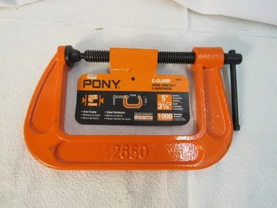 Braçadeira Pony Tools 2650 METAL AJUSTÁVEL 5" Pony C, laranja 7384845 - Imagem 1 de 4