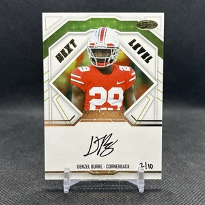 2024 Sage DENZEL BURKE Next Level GOLD On-Card Auto /10 Cardinals - Picture 1 of 3