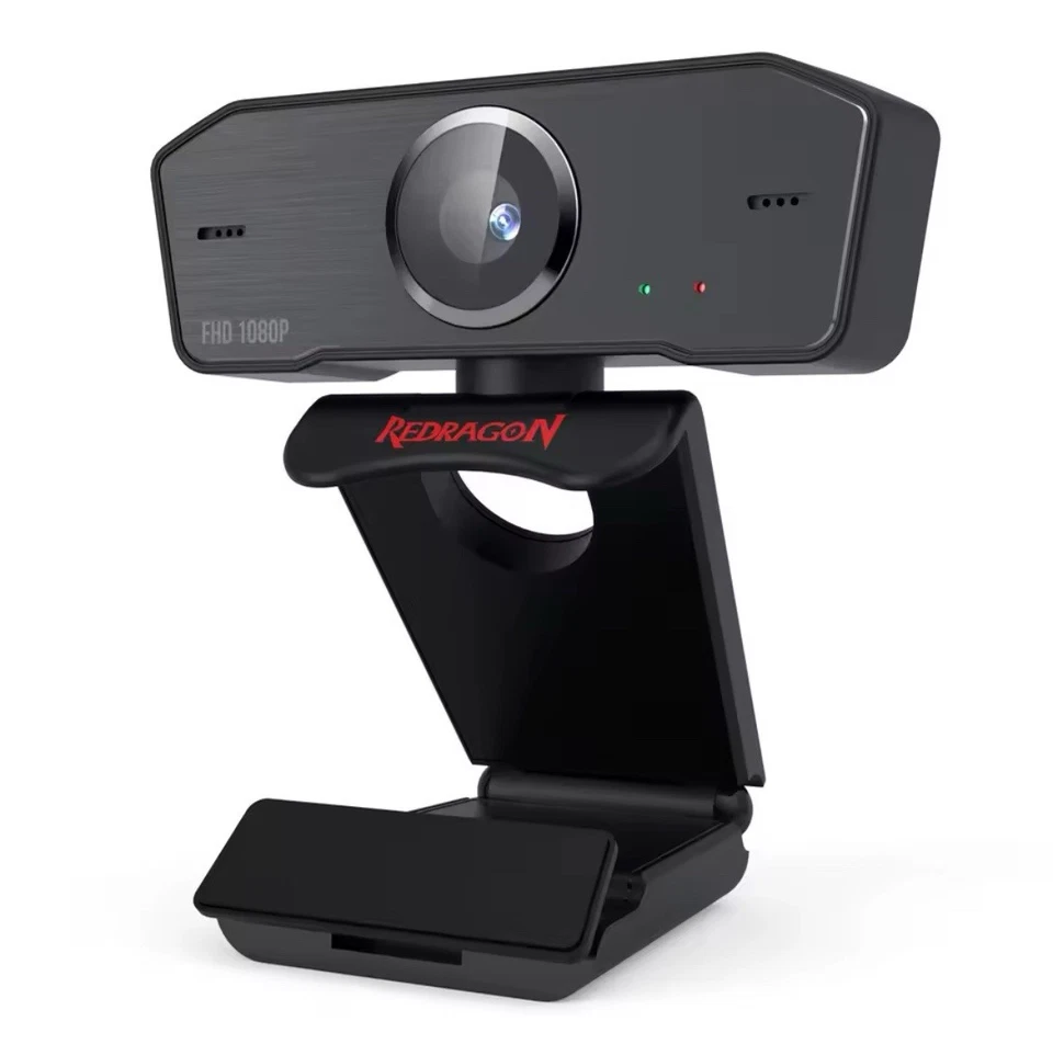 Redragon GW800 1080P PC Webcam with Built-in Dual Microphone 360°  Tested - Image 1 of 4