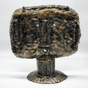 Marcello Fantoni for Raymor - Rare Brutalist Abstract Face Bust Sculpture Italy - Picture 1 of 5