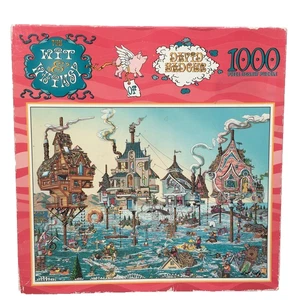 Rompecabezas CEACO MAREA ALTA The Wit & Whimsy of David Badger 1000 piezas de colección - Imagen 1 de 15