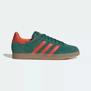 New Adidas Gazelle Shoes Suede Collegiate Green/ Red/Gum Womens Size 8. 5 IG6200 - Picture 1 of 7