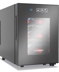 6 BOTTLE WINE COOLER FRIDGE - Picture 1 of 6