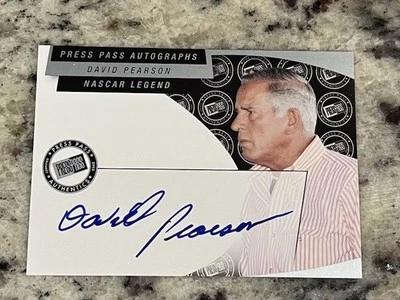 David Pearson 2002 Press Pass Autograph NASCAR Legend  - Image 1 of 2