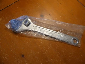 Vintage Five Star Germany Adjustable Wrench 10" Drop Forged NOS Opens to 1-1/4" - Picture 1 of 9