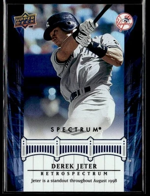 L27,878 - 2008 Upper Deck Spectrum Derek Jeter Retrospectrum #DJ28 Derek Jeter - Image 1 of 2