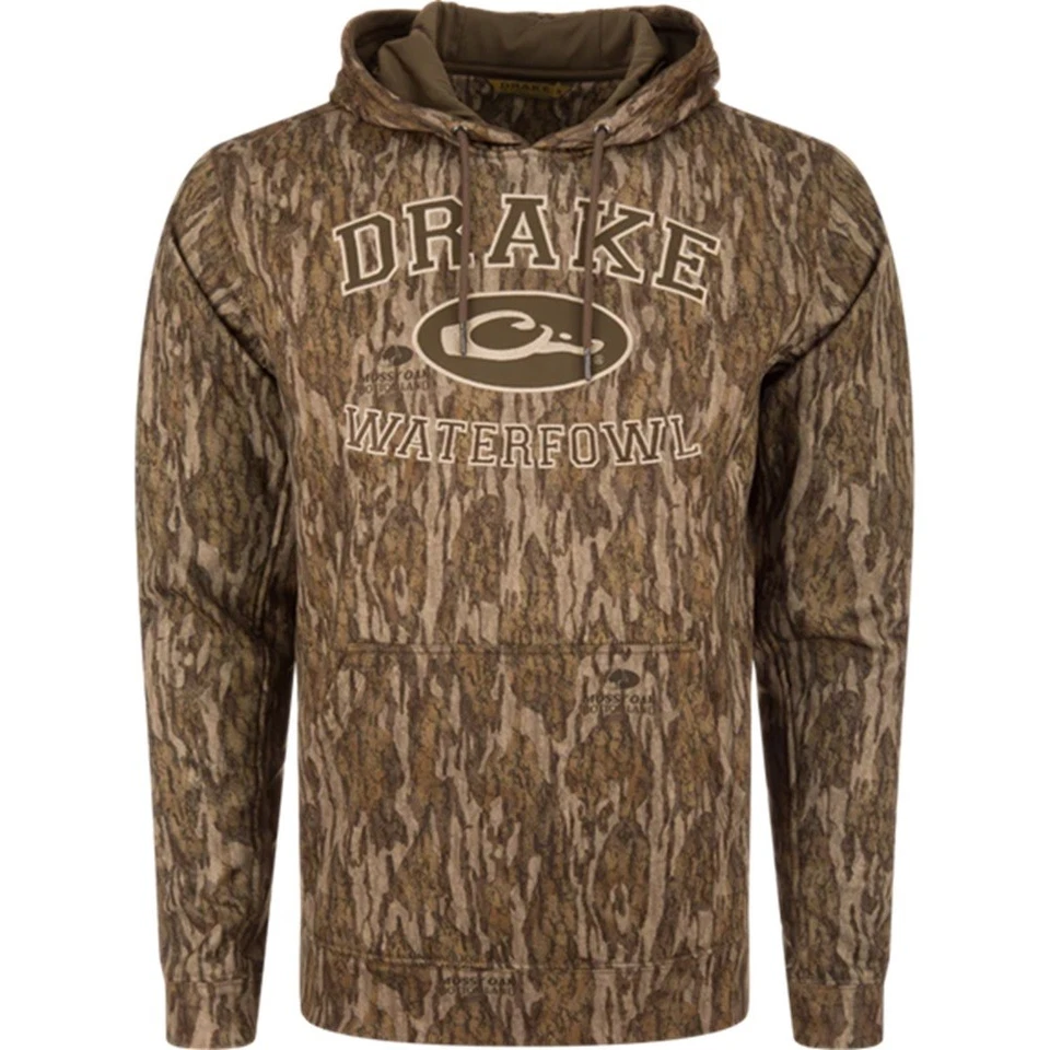 Drake Waterfowl MST Performance Logo Fleece-Lined Camo Hoodie - Image 1 of 1