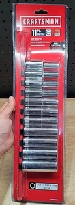 CRAFTSMAN Deep Socket Set, 1/2-Inch Drive Metric 11-Piece CMMT12049 BRAND NEW! - Bild 1 von 14
