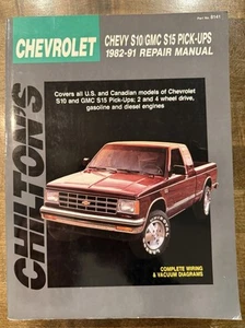 Chevy GMC S-10 S-15 Pickup Truck 1982-1991 Shop Service Repair Manual 2 & 4wheel - Picture 1 of 5