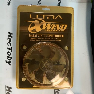 Ultra X-Wind Cooling Fan Socket 775 CPU Cooler Pentium D 4 FULL Copper Heatsink - Image 1 of 4