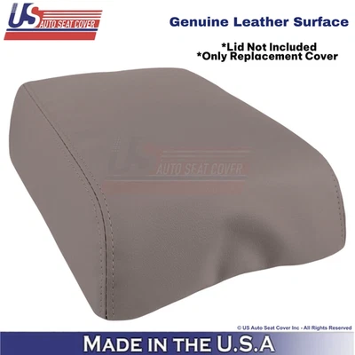 Cubierta de consola central de cuero genuino para Ford F-150 2004-2008 piedra mediana Foto 1 de 4