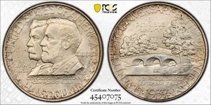 1937 Classic Commemorative Battle of Antietam Anniversary PCGS MS-66 Antietam - Bild 1 von 1
