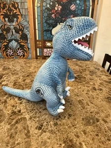 Jurassic World Park Blue T-Rex 20” Plush Dinosaur Universal Studios Read Desc - Picture 1 of 12