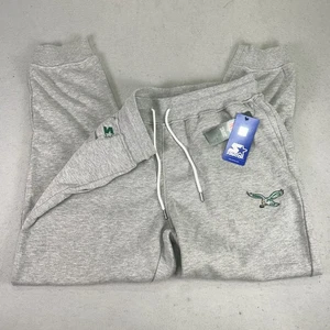 STARTER Philadelphia Eagles NFL Sudadera Jogger Hombres XL Gris Nuevo con Etiquetas Kelly Verde Retro - Imagen 1 de 15