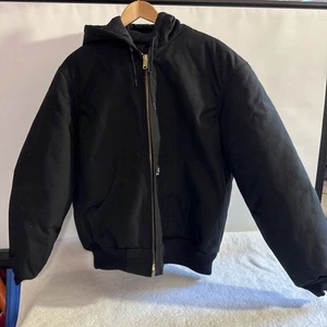 Chaqueta Carhartt Para Hombre Mediana Negra Yukon Arctic Extremes Forrada Abrigo Y2K - Imagen 1 de 9