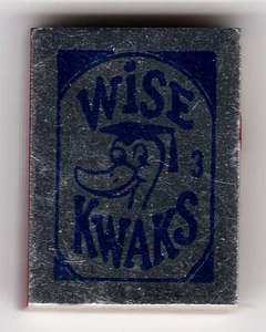 WEISE KWAKS #3 glänzendes SILBER Witz MINI BUCH 1970 VERKAUF Kaugummipreis Charm SCHÖN - Bild 1 von 8