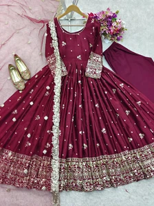 Indian Pakistani Salwar Kameez Ready To Wear Suits Wedding Party Bollywood Dress - Picture 1 of 5