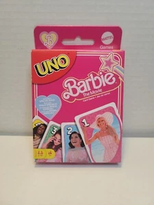 Mattel Games - UNO Barbie The Movie Card Game New 2023 Card Game, Table Top Game - Picture 1 of 2
