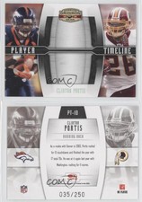 2008 Donruss Gridiron Gear Player Timeline Silver /250 Clinton Portis #PT-10