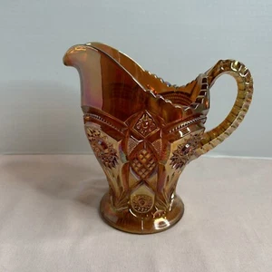 Indiana Glass Marigold Carnival Pitcher Imperial Glass - Picture 1 of 7