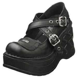 Nuevas botas de plataforma Rock Neo Cuna Sport Hashtag para mujer en negro - 7,5 UK - Imagen 1 de 8
