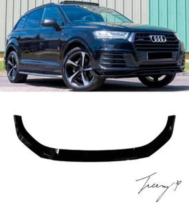 Parachoques delantero divisor brillo labial negro lavado de cara 2020+ Audi Q7 SQ7 S Line 4M - Imagen 1 de 6