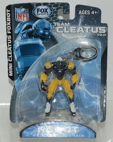 NFL Licensed FH752 Team Cleatus Los Angeles Chargers 3 Inch Robot Key Chain Cover