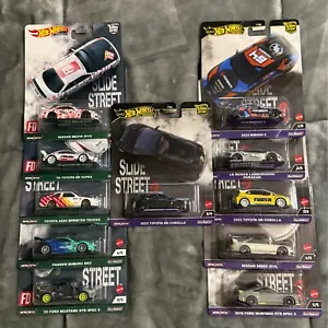 Hot Wheels Slide Street Juego Completo de 1-11 2021 y 2024 con CHASE! - Imagen 1 de 7