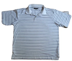 Pebble Beach Mens Performance Dry Luxe Golf Polo Size XL White Short Shirt - Picture 1 of 3