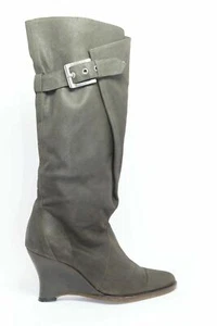 Botas Cuña Piel Verde HELSAR Talla 39 TBE - Imagen 1 de 9