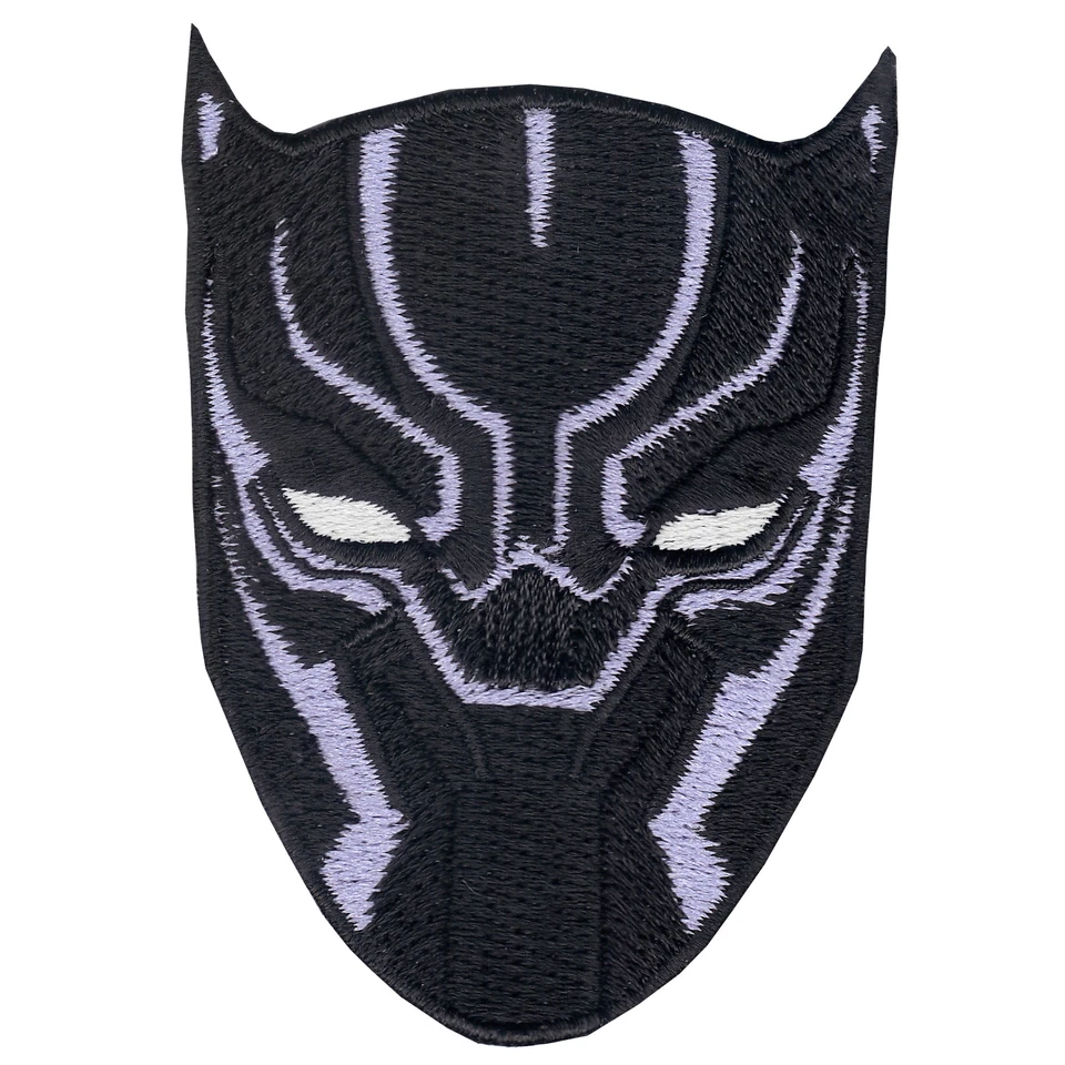 PANTERA NEGRA Patch Roxo VIBRANIUM Máscara Ferro no Logotipo Wakanda Killmore Marvel - Imagem 1 de 1