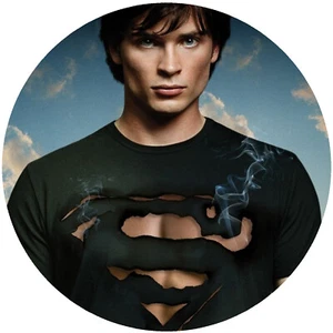 Tortenaufleger Geburtstag Party Tortenbild Fondant - Oblate Smallville P3 - Bild 1 von 1