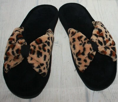 Zapatillas Isotoner Leopardo Arco Slides Suela de Goma Difusa Interior 8.5-9 Foto 1 de 4